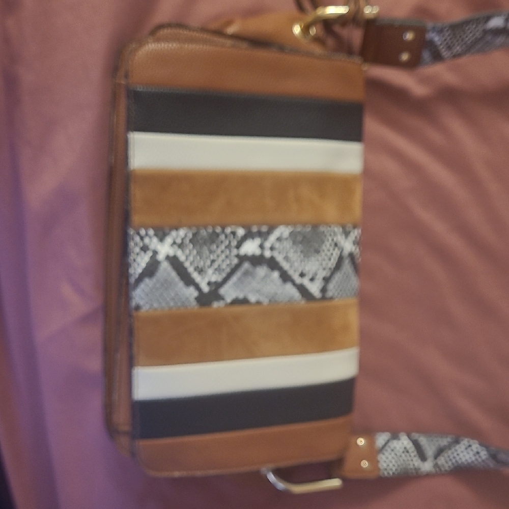 Stylish Brown and Black Sammy Bag